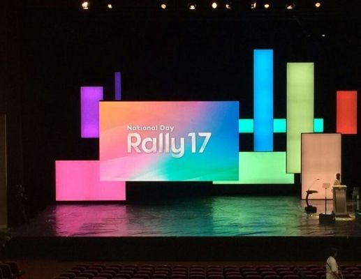 Indoor P4.81 SMD1921 Stage Led Video Wall 1R1G1B IP65