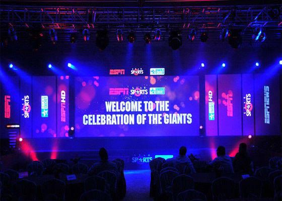 Good price Led Stage Background Curtain Advertising Board P4.81 500 x 500mm caninet  High Refresh Stage online