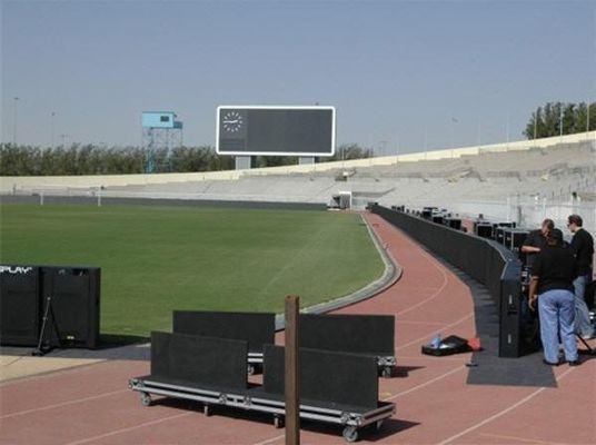 Soccer Field Peripheral Display 960x960mm cabinet   Led Video Screen Rental Waterproof IP65 SMD 1R1G1B