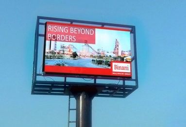 Good price P4 Outdoor LED Advertising Screen , Display 64*32 Module Resolution outdoor full color led screen online