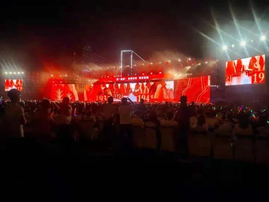 Good price P4.81 HD Full Color Stage LED Screens Meanwell Power LED video,1920hz refresh rate，brightness 4500 cd，500x500 /500x1000 online