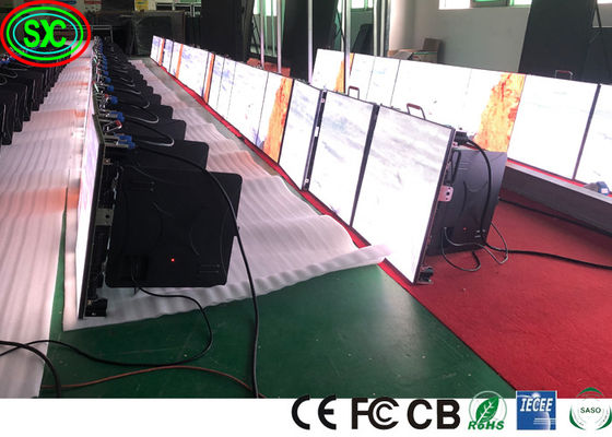 Noiseless Ultra Thin Wall Indoor Outdoor P4 Rental Led Display Advertising 3 Years Warranty