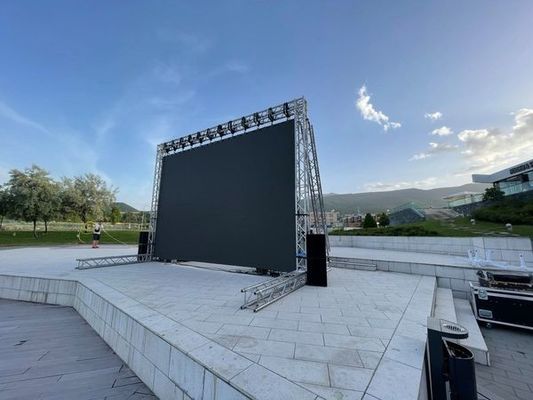 Good price Satage Installation LED Backdrop Screen for  Rental  event, LED Stage Curtain Screen P3.91 / P4.81 500x500mm cabinet online