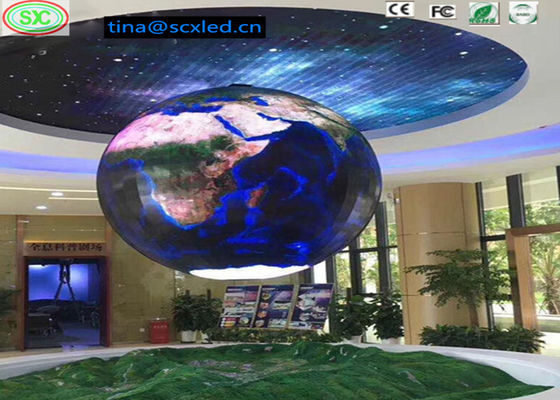 Waterproof IP43 Sphere LED Screen Voltage DC5V for Shopping Mall/Events