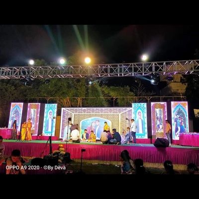 Full Color Stage LED Die-Cast Aluminum Screen Stage Backdrop 27777 Points/Square Meter