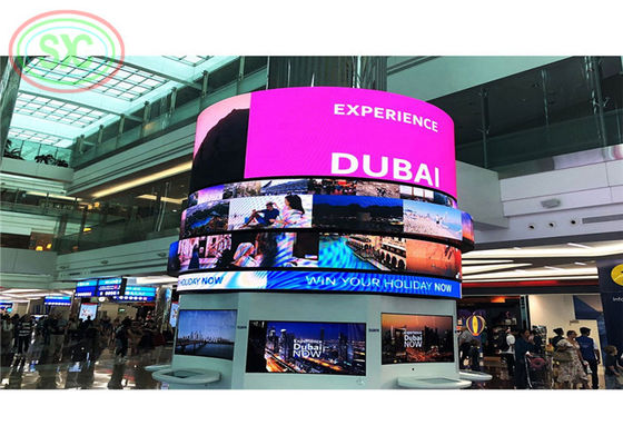 Good price High refresh rate outdoor P3.91 curved LED Screen G- Energy Power Supply online