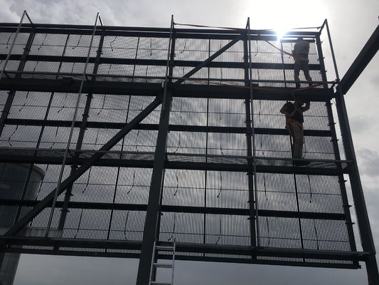 P3.91-7.82 Full Color Transparent LED Screen 1000x1000mm Glass Display