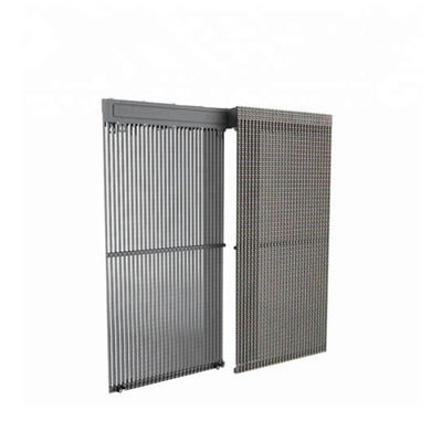 Good price P15.625 P31.25 6000cd/m2 Transparent LED Screen 340w/sqm CCC LED Curtain Display online