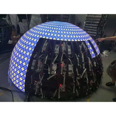 Video/Text/Image Display Function Sphere LED Display with Convenient Backside Service Maintenance