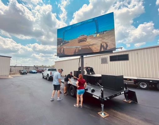 P6 Outdoor LED Display Panel 576x576mm IP65 Waterproof 5000cd/sqm