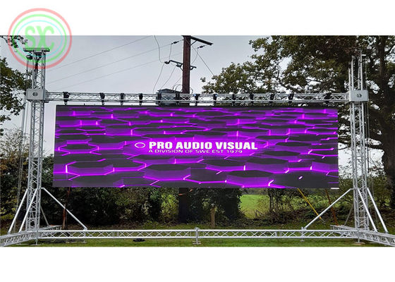 Outdoor P10 Full Color 10mm SMD LED Stadium Display IP65 Waterproof 600W/M²