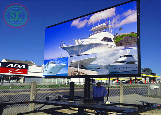 Good price Auto up and down outdoor full color P6 LED display on the trailer for car cinema online