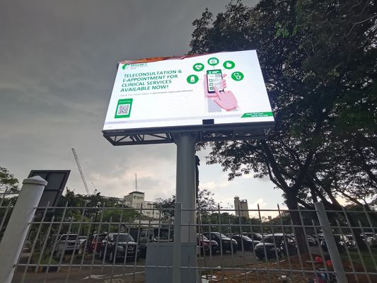 Good price Building Roof Mounted P6 960x960mm LED Display Panel P6 LED Outdoor LED Display Video Media Screen online