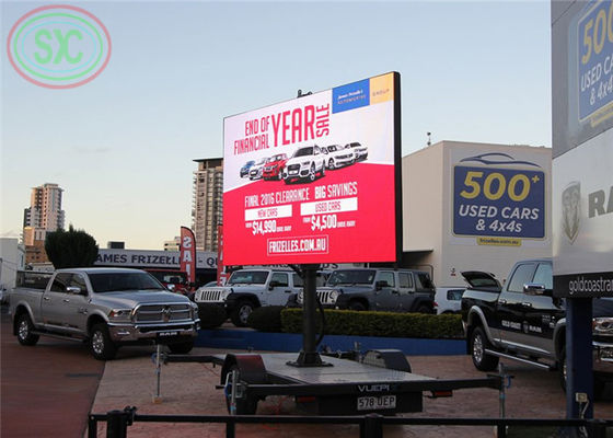 Good price P6 SMD3535 Trailer LED Display Epistar Chip 6500cd/M2 For Movable Advertising online