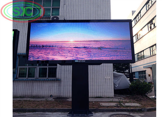 Good price Waterproof outdoor P10 LED billboard with simple iron steel cabinet for fixed installation online