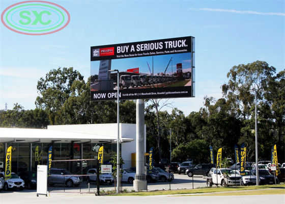 Good price City landmarks outdoor P10 LED billboard support remote control online
