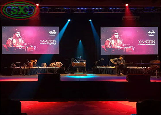 Good price Split indoor P 4 LED screen into multi screens play different content at a same time online