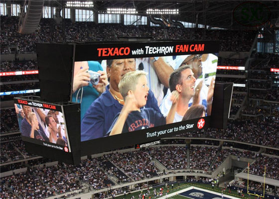 Quality Waterproof  outdoor Sports Football P10 Stadium LED Display 960*960mm large video screen factory