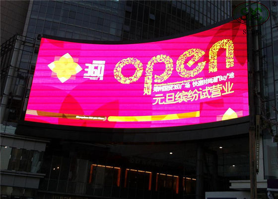 Good price GOB Curved Indoor Multi Color RGB LED Display , SMD2020 Digital LED Screen Panel online