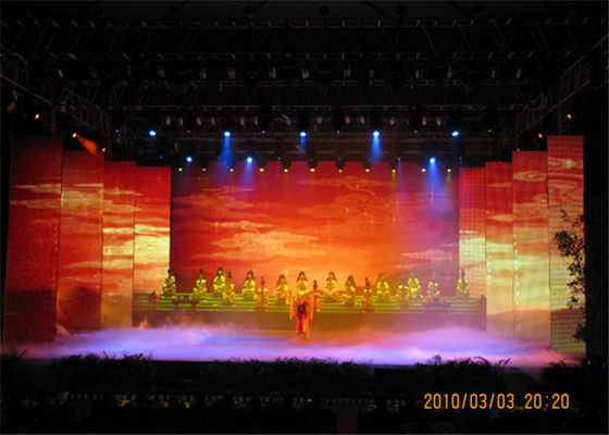 Good price Static scanning P37.5mm  Full Color  Curtain LED Display 900 dots per sqm online