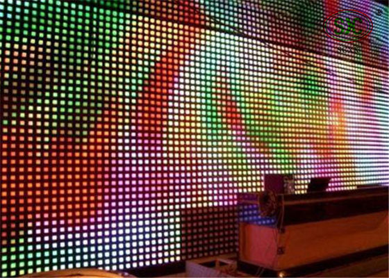 Good price Advertising media P25 Curtain LED Display , DIP 346 High definition LED screen online