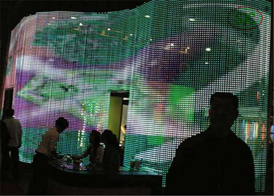 Good price Commercial Center RGB Curtain LED Display screen with 30mA DV 5V P25 online