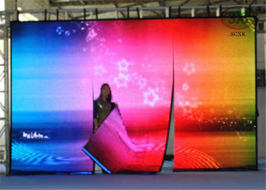 Public area stage show IP68 P25 Curtain LED Display with 6500cd/m2 brightness