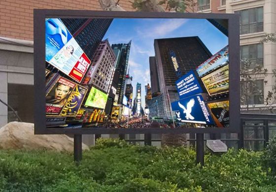 Good price IP68 waterproof  energy saving P10 full color outdoor LED display  with  7000 brightness led billboard online