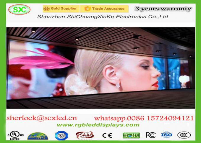 Indoor / Outdoor Led Display Screen P3 , High Definition Led Video Wall Rental For Meeting 0
