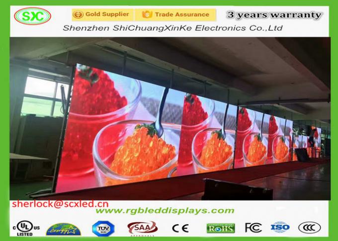 P3.91Haning led display SMD2121 500mm x500mm standard die cast aluminum cabinet  3years warranty 1