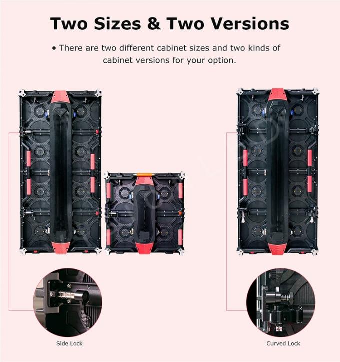 500×1000mm P3.91 LED display showing perfect display performance