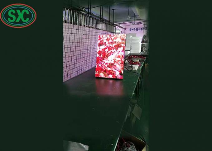 40000 dots/sqm SMD LED Screen indoor usage iron and steel cabinet 0