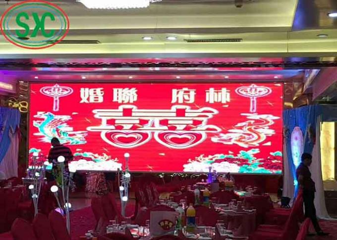 High Defintion Indoor SMD LED Screen Full Color Iron Cabinet , 3 Years Warranty 0