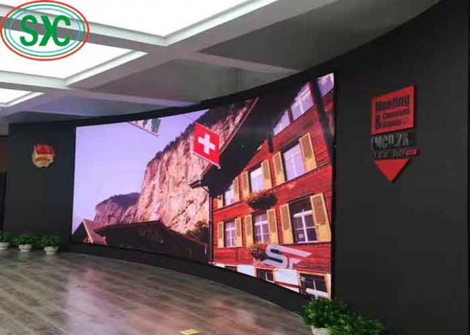 Customized Indoor Stage SMD LED Screen 2500nits Brightness For Fixing 0