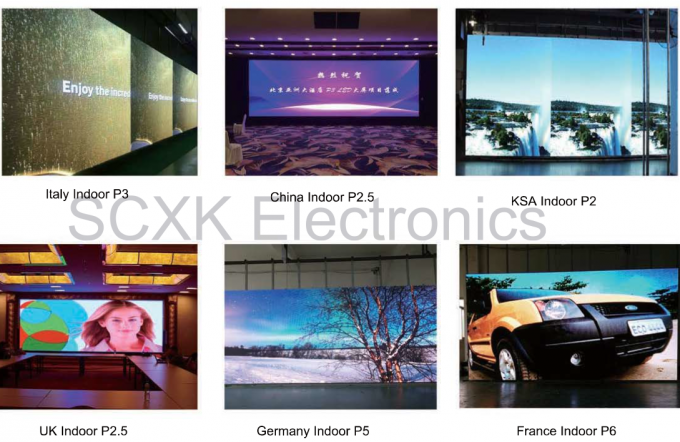 Indoor P2 RGB LED Display High Resolution 256*128mm Module 1/32 Scan IP34 3