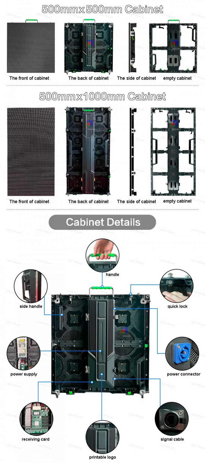 Rental Die Cast Aluminum Screen 6mm Display Billboard, Stage Background ...