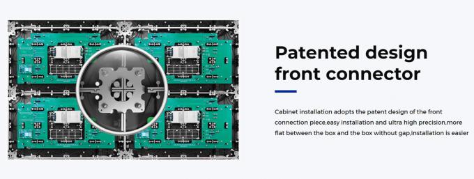 Nova Star Control System 600*337.5mm Die-cast Aluminum Small Spacing LED Screen for Advertising P0.9 P1.25 P1.56 16 9 7