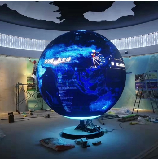 320×160mm Sphere LED Screen with Epistar LED chip, CE certified, designed for 360-degree spherical advertising and event visuals