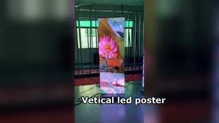 led poster vertical version